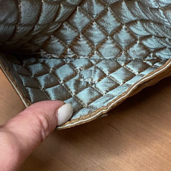 Brighton “Your True Color" Quilted Cosmetic Bag Travel Jewelry Pouches khaki - Picture 3 of 9